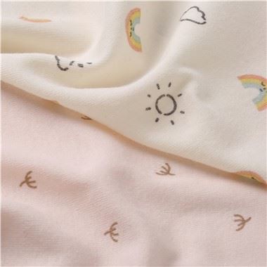 Ffabrig Gweu Asen Babanod 1x1